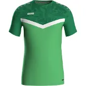 Jako Camiseta funcional verde / verde oscuro / blanco