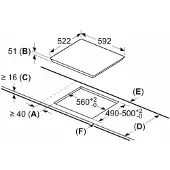 Bosch Placa De Inducción Pid631bb5e 60 Cm 3 Fuegos