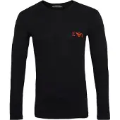 Emporio Armani Camiseta rojo sangre / negro