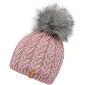 Chillouts Gorra 'Tabea' antracita / altrosa