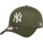 New Era Gorra '39Thirty New York Yankees' verde / blanco