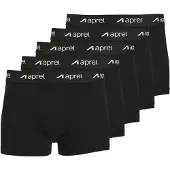 Aprel Calzoncillo boxer negro / blanco