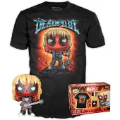 Funko POP! &amp; Camiseta-heavy Metal Deadpool
