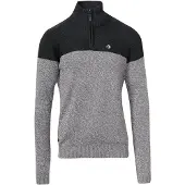 KOROSHI Jersey gris / negro / blanco
