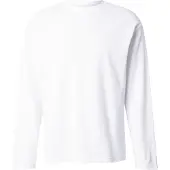 SELECTED MEN Corte Holgado Camiseta De Manga Larga Hombres Blanco M