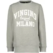 Vingino Crewneck-classic-logo Grey Mele Talla: 4 | Chalecos Outlet | Unisex | Gris
