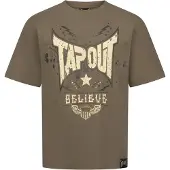 TAPOUT Camiseta 'Doylen' arena / umbra / negro