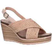 Refresh Sandalias con plataforma NANI mujer - Beige - 40