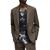 AllSaints Lenox Blazer Brown Talla: 34 | Blazers Outlet | Hombre | Marrón