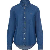 Gant Blusa azul denim