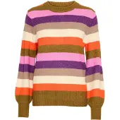 Ichi Jersey 'IHEden' amarillo claro / caqui / lila / rosa