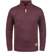 !Solid Jersey 'Petro' rojo vino