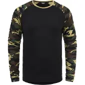 !Solid Camiseta 'Cajus' verde / caqui / negro / blanco