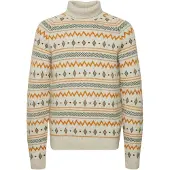 Blend Jersey beige / gris / rojo