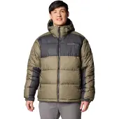 Columbia - Chaquetas - Pike Lake II Hooded Jacket Stone Green Shark - Talla XL - Caqui