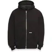 Dropsize Sudadera con cremallera negro / offwhite