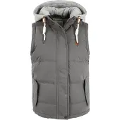 Oxmo Chaleco 'Lewonda' gris