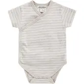 Jacky Pijama entero/body 'BABY ON TOUR' beige moteado / blanco