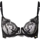 Bluebella Sujetador 'Marseille' negro / blanco