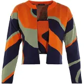 Trendyol Cárdigan navy / manzana / naranja