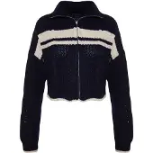 Trendyol Cárdigan navy / blanco natural