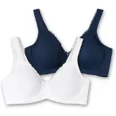 Sheego Sujetador navy / blanco