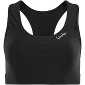 Winshape Sujetador deportivo 'SB101' negro / blanco
