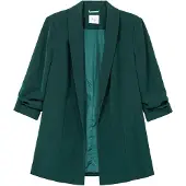 Sheego Blazer verde oscuro