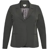 KAFFE CURVE Blazer 'Jia' gris oscuro