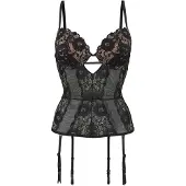 Jette Corset piel / negro