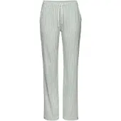 s.Oliver Pantalón de pijama verde pastel / blanco