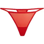 TEYLI Tanga 'Paski' rojo fuego