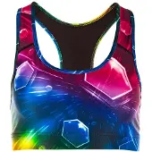 Winshape Sujetador deportivo 'SB101' azul / verde / lila / fucsia