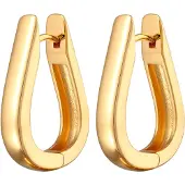 Elli Pendientes 'Oval' oro