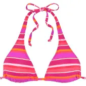 s.Oliver Top de bikini lila / naranja claro / rosa / blanco