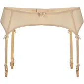 TEYLI Medias con liguero 'Eleonora' beige