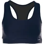 Winshape Sujetador deportivo 'WVR1' azul oscuro / blanco