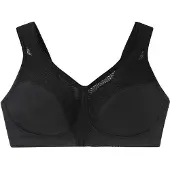 Sheego Sujetador deportivo negro