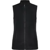 Swirly Chaleco negro