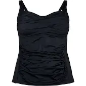 Swim By Zizzi Top de tankini negro