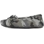 Minnetonka Mocasines gris / verde / negro