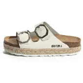 Bayton Zapatos abiertos 'ALCEE' beige / marrón / blanco