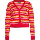 Ebeeza Cárdigan crema / naranja / rosa / rojo