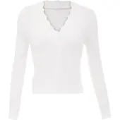 Faina Cárdigan blanco lana
