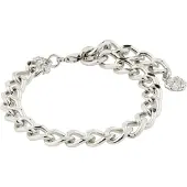 Pilgrim Pulsera 'Charm' plata