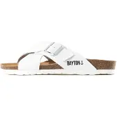 Bayton Zapatos abiertos 'Era' negro / blanco