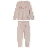 MINOTI Pijama rosa claro / negro