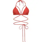 LASCANA Top de bikini 'Gina' rojo