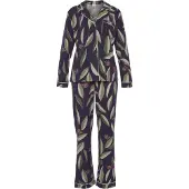 LASCANA Pijama navy / verde pastel / verde oscuro / rosa claro