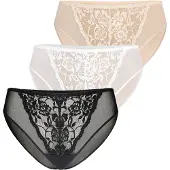 TEYLI Panti 'Glamour' beige / negro / blanco